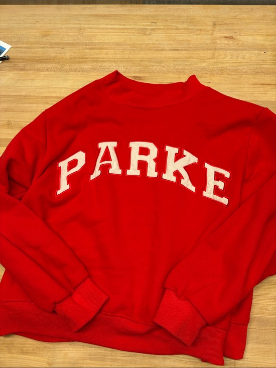 Parke Tops - Ruby red parke mockneck